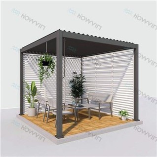 Pergola ya bustani ya kisasa